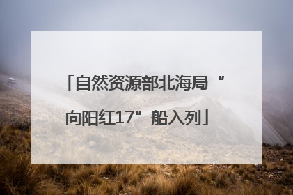 自然资源部北海局“向阳红17”船入列