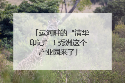 运河畔的“清华印记”！秀洲这个产业园来了