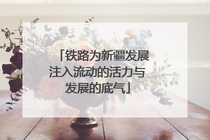 铁路为新疆发展注入流动的活力与发展的底气