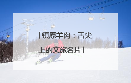 镇原羊肉：舌尖上的文旅名片