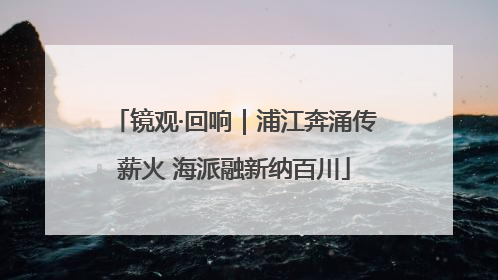 镜观·回响｜浦江奔涌传薪火 海派融新纳百川