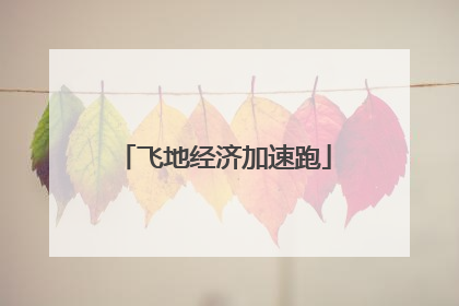 飞地经济加速跑