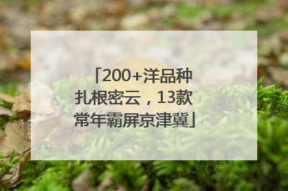 200+洋品种扎根密云，13款常年霸屏京津冀