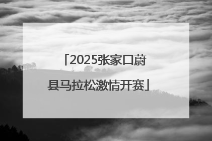 2025张家口蔚县马拉松激情开赛