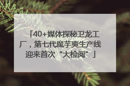 40+媒体探秘卫龙工厂，第七代魔芋爽生产线迎来首次“大检阅”