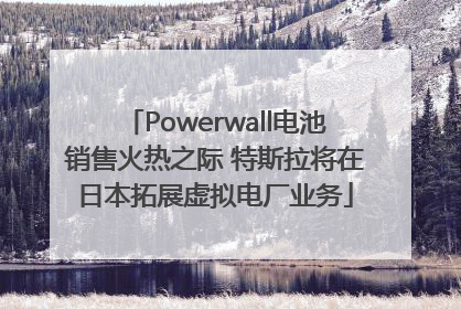 Powerwall电池销售火热之际 特斯拉将在日本拓展虚拟电厂业务