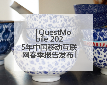 QuestMobile 2025年中国移动互联网春季报告发布